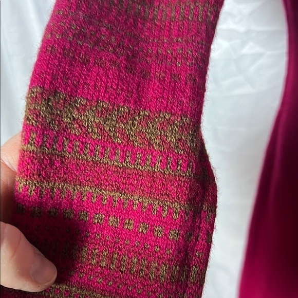 Patagonia Rios Secret Raspberry Lambswool Shirt Dress Size Small Mini Boho Cute - Picture 4 of 11